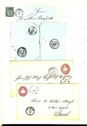 1854-1908, Strubel, sitz./steh. Helvetia, Ziffer, UPU, interessante ...
