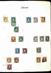 1855-1988, gestp. Sammlung in 2 Klemmbindern, ...