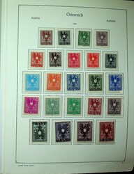 1908-2008, 4 Ring - und 1 Schraubbinder mit Teilsammlungen, dabei kpl ...
