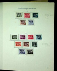 1937-92, 7 Binder mit wohl kpl. Sammlung 1945-92, dazu noch Böhmen ...