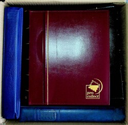 14 Ringbinder, meist leer, meist Lindner und Dt. Post