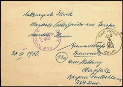 1950, GSU 20 Pf. Bundestag mit 30 Pf. Wofa 49 und Block 1 als tarifg. ...
