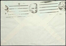 1950, 10 und 1 Pf. Bauten, je kpl. HBL (ohne Rand), tarifger. MiF auf ...