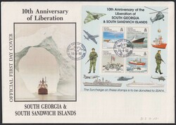 BRITISCHE GEBIETE IN DER ANTARKTIS: Sammlung mit 20 guten Belegen von ...