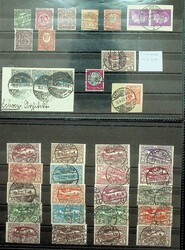 1920, Slg. von 107 Orts-Stempeln-Oberschlesien-Marken, dabei sehr ...