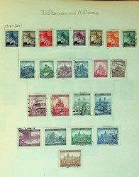 1840-1950, alte Slg. im selbstgestalteten Album, meist gest., viele ...