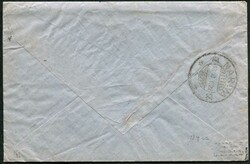 1922, 2 M. dkl.purpurviolett, 8er-Block und Paar, als selt. MeF auf ...