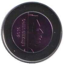 2016, 5 Euro (S/Niob), Schloss De Clervaux, 8. Ausgabe Burgen und ...