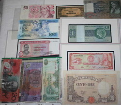 Ganze Welt:: Posten mit über 200 gr. Banknoten/Papiergeld aus aller ...