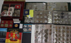 Nachlassposten im Karton mit 6 gut gefüllten Alben, dazu loses, ...