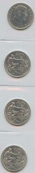 1928/1932, Lot mit 4x 10 Kronen Silber, Erh. vz, ansehenAutomatically ...