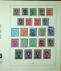 1945-2003, 5 Alben mit Teilsammlungen und Dubletten, viele kpl. ...