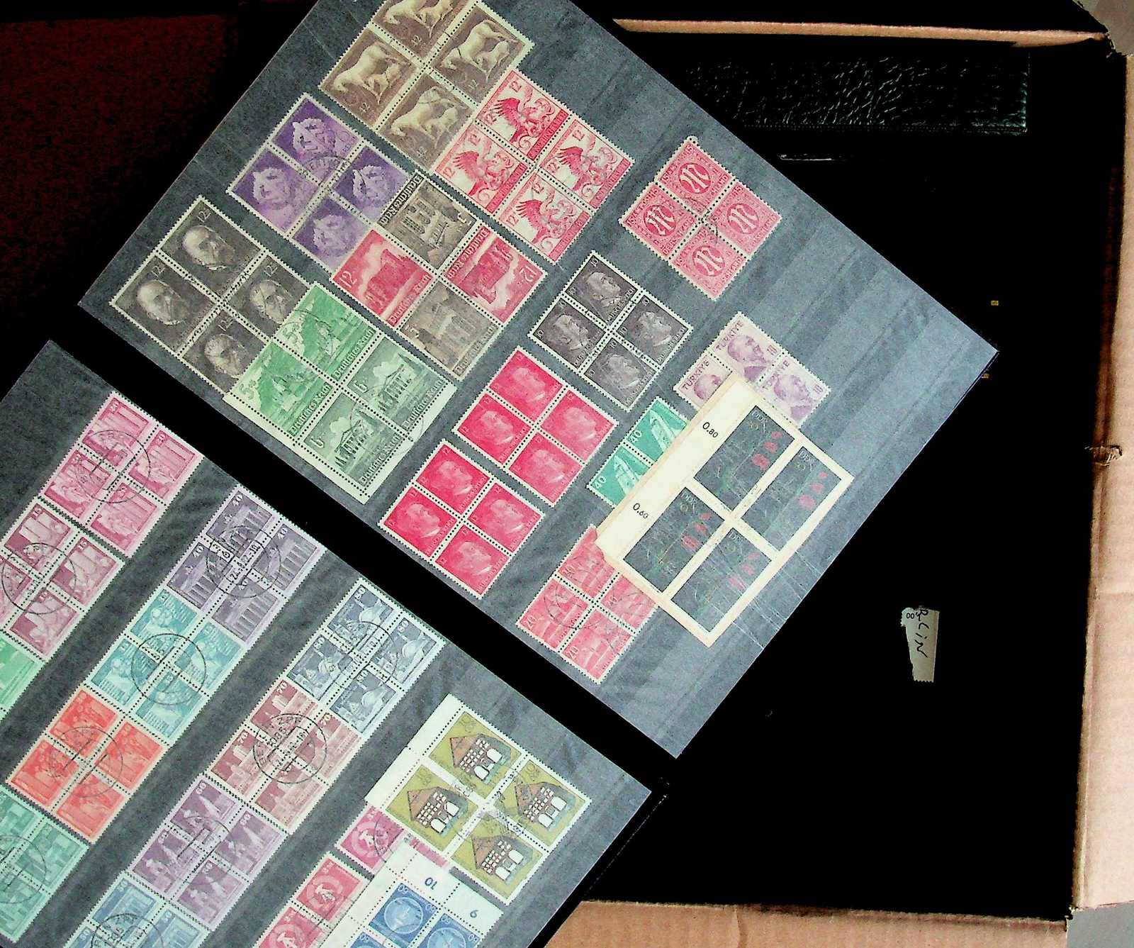 1851-2022, 7 Alben mit eher gestempelten Marken von alt bis neu, dazu ...