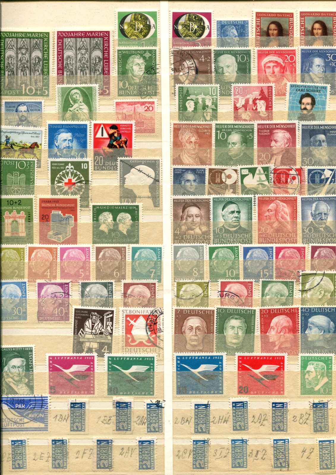 1860-1984, KA-BE Schraubbinder mit Teilsammlungen ab Bayern, ...