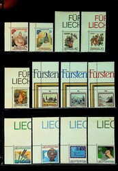 Ca.1970-1991, Sammlernachlass in 8 Philswiss-Alben, postfr., gest. ...