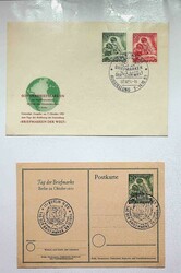1949-90, 8 Ordner mit einer Vielzahl an Marken, kpl. Sätzen, Blocks ...