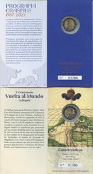 2022, 3x 2 Euro Sondermünzen, Vuelta al Mundo, La Gomera und Erasmus ...