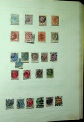 1851-1986, Klemmbinder mit schöner Sammlung, ab Nr. 1(11 x), 3-6, ...