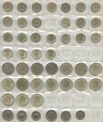 ca.1900-1980, großes Album mit Münzen aus aller Welt, meist Silber, ...