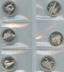 KANADA: 1976/2001, 20x Jahrgangsdollar, davon 10x bis 1991 (500er ...