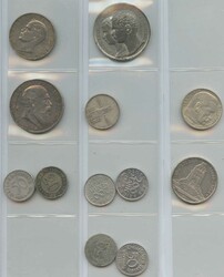 1860/1939, Album mit 36 Münzen, meist Silber, mit Kaiserreich und 3. ...