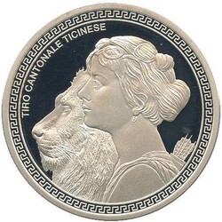 2025, 50 Fr. Schützentaler Silber, in orig. Kapsel ungeöffnet und ...