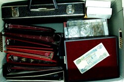 Großer Münzposten in Alben, Kassetten, Koffer, Blistern etc. ca. 20 ...