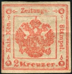 4775: Lombardy Venetia Newspaper Tax Stamps