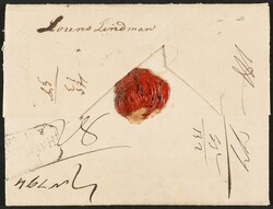 1850. Entire from TRIEST 28. JAN. 1850 sent to Denmark with various ...