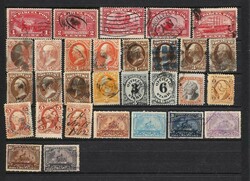 USA. Various issues on old auctioncards incl. Zeppelin cover etc. ...