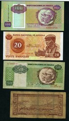 Angola 15 banknotes fine to AUNC