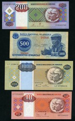 Angola 15 banknotes fine to AUNC