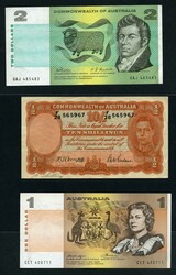 Australia 20 banknotes incl.P25b fine to unc