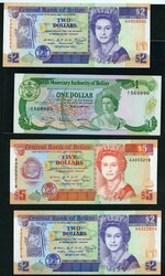 110.560.35: Banknotes – America - Belize (British Honduras)