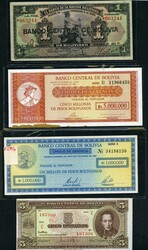 110.560.50: Banknotes – America - Bolivia