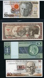 Brazil collection of 32 banknotes mostly unc