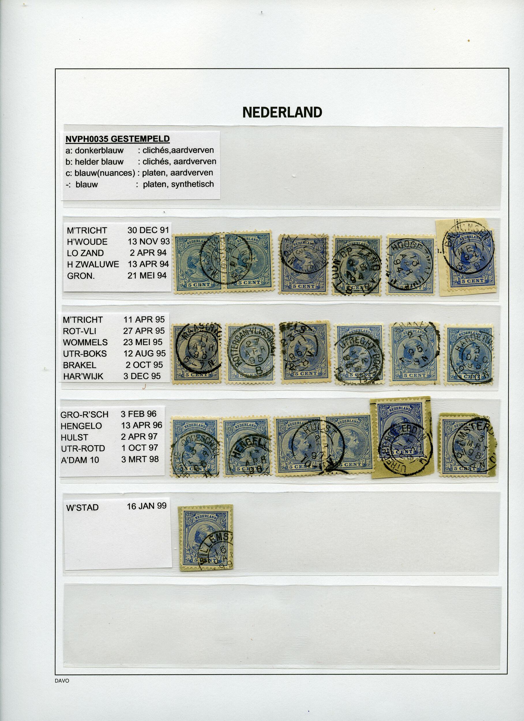 Image 1 for lot number 260 for Rijnmond Postzegelveiling 93rd. Auction