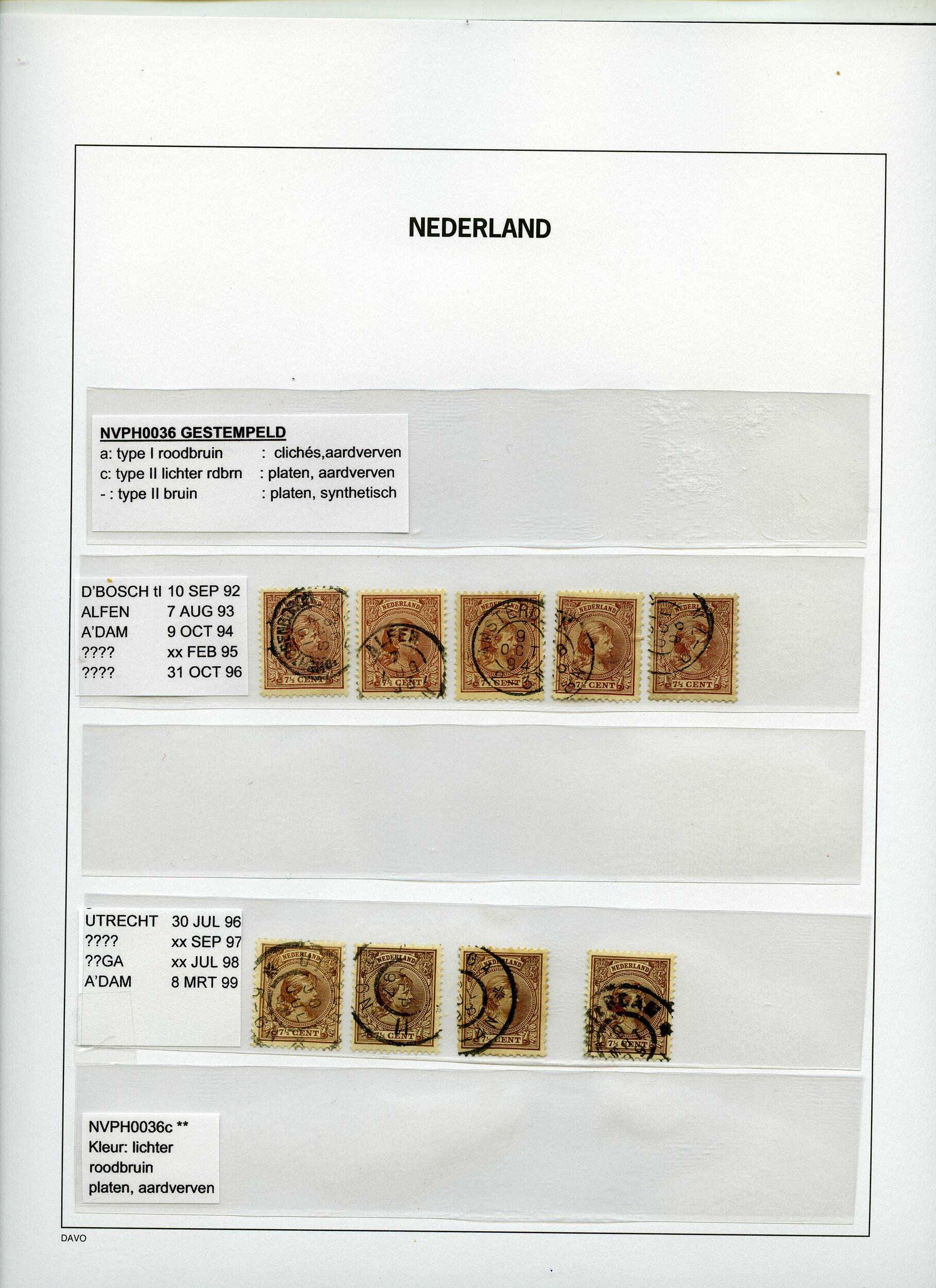 Image 2 for lot number 260 for Rijnmond Postzegelveiling 93rd. Auction