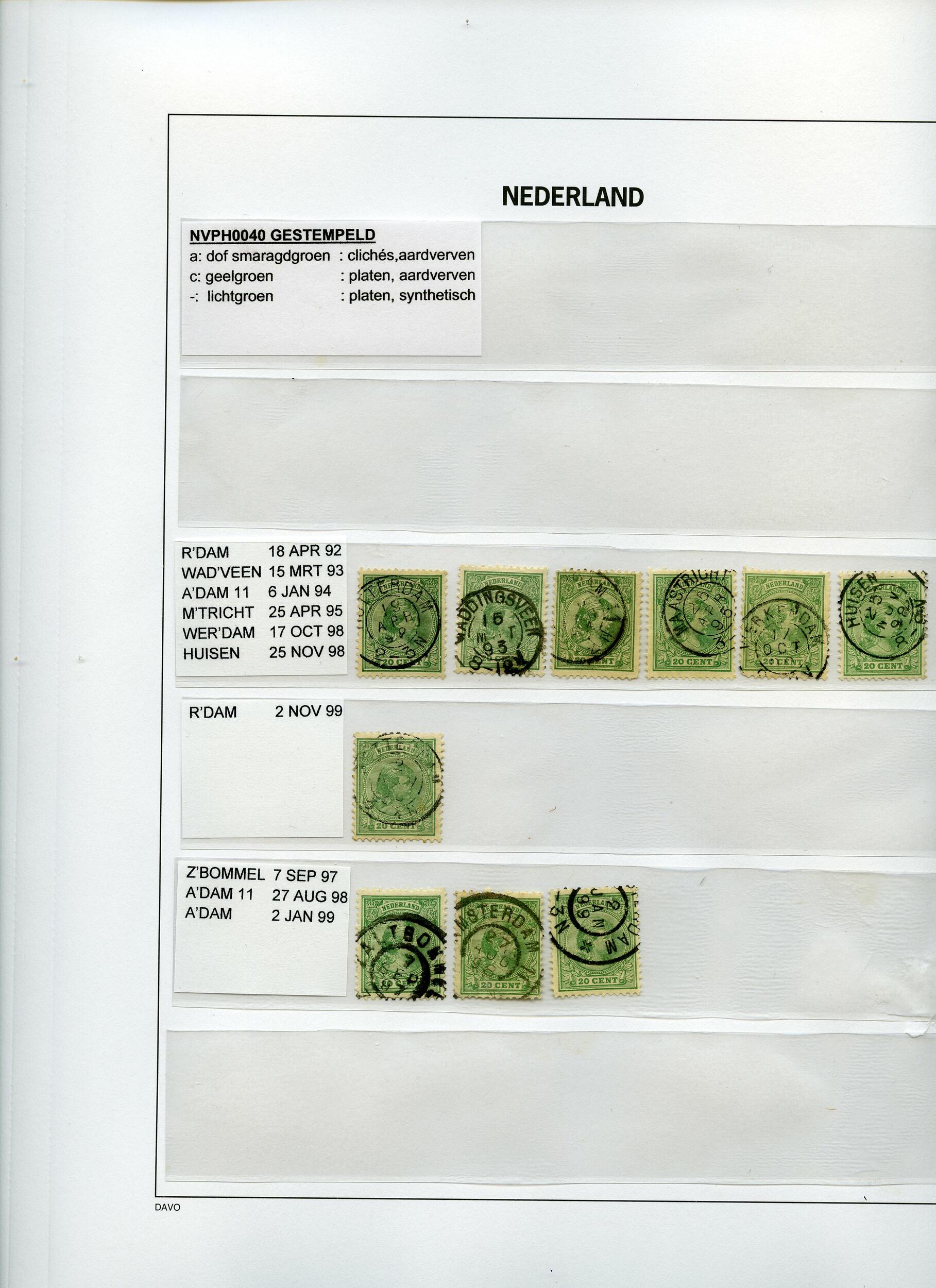 Image 6 for lot number 260 for Rijnmond Postzegelveiling 93rd. Auction