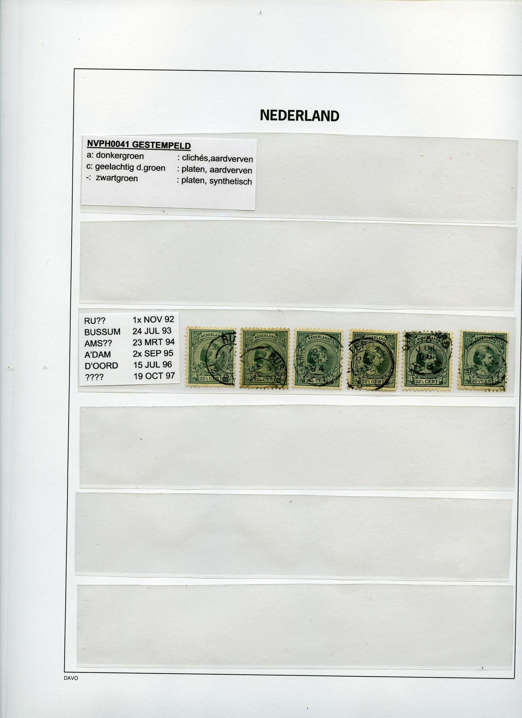 Image 7 for lot number 260 for Rijnmond Postzegelveiling 93rd. Auction