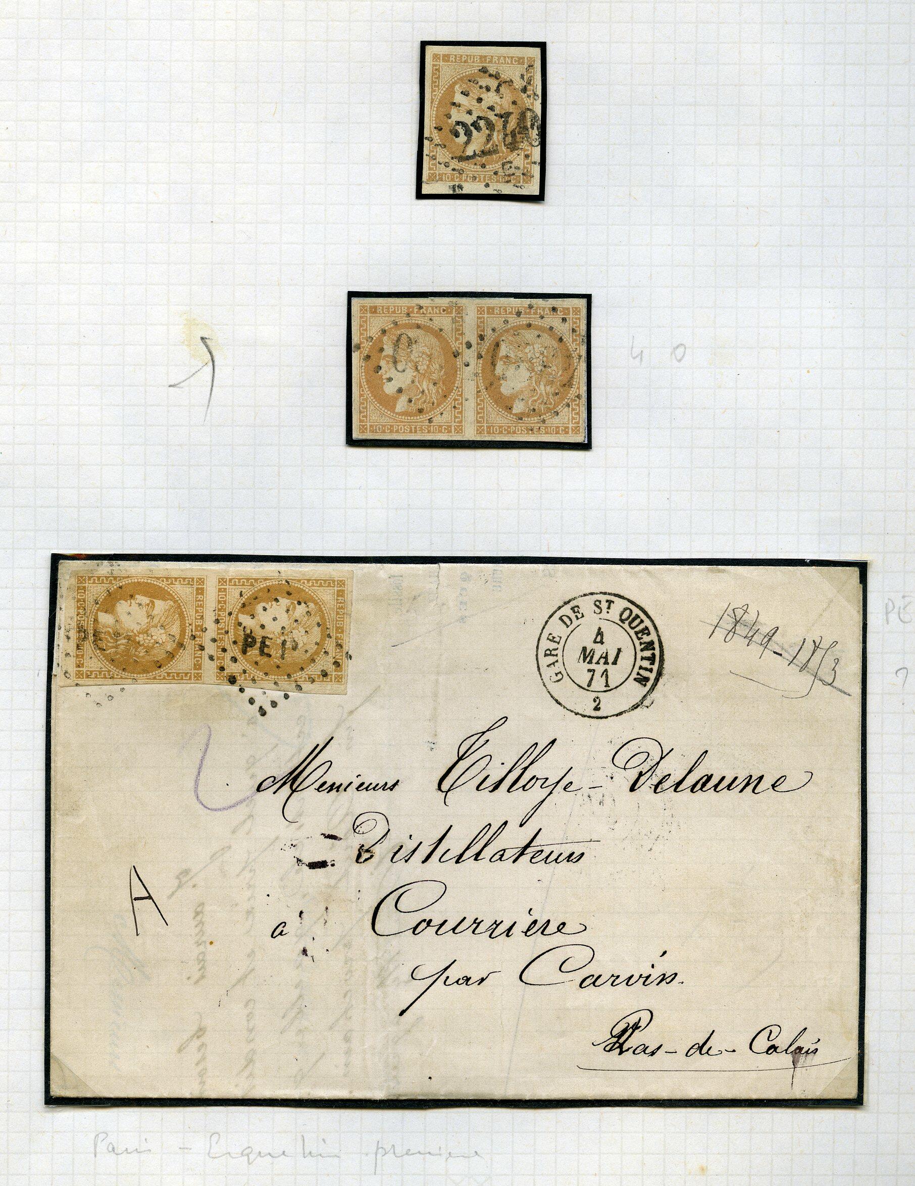 Image 3 for lot number 821 for Rijnmond Postzegelveiling 93rd. Auction