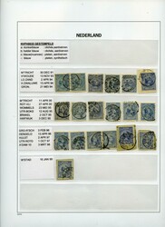 Emissie Wilhelmina (Hangend Haar) collectie klein- en ...