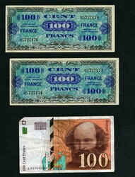 France 11 banknotes well used to AUNC