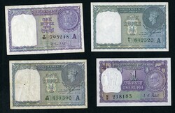 India 10 banknotes fine to AUNC