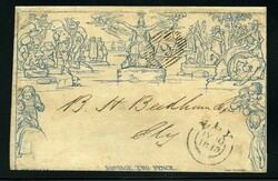 England 1840 Mulready env. SG.ME1 and ME4 cat.ca.£3000 Fine used