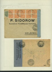 Finland 1914-1918 ca.31 poststukken met censuur