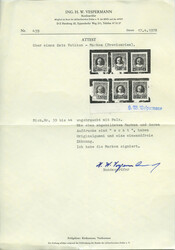 Freimarken 1934 mit Aufdruck, ungebr. Prachtsatz mit Falz, signiert ...