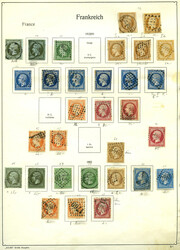 Frankreich ab 1850: Sammlung Gest./*/** von 1850-1970 im alten ...