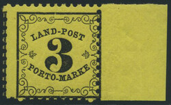 11: Altdeutschland Baden Landpost - Portomarken