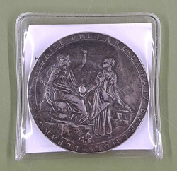 SUEZ KANAL - Silbermedaille zur Eröffnung 1869 mit einem Durchmesser ...